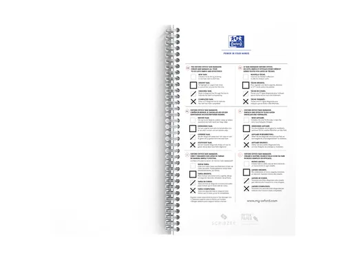 Task Manager Oxford 141x246 mm 115vel aqua