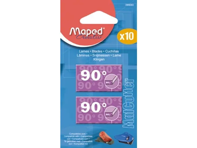 vervangmesjes voor MatCutter 90° blister van 10 stuks