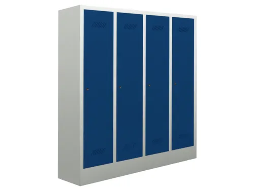 lockerkast v. kinderen,HxBxD 1600x1230x500mm,RAL7035,front RAL5010