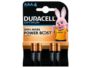 Batterij Duracell Optimum 4x AAA - 1