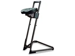 Esd Stahulp 600-850mm Glijders Zwart PU Staal