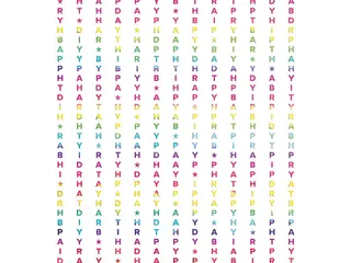 Geschenkpapier Rainbow 70 cm x 1,5 m - 5