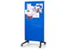 Mobiel Glasbord Blauw Magnetisch 90x175Cm