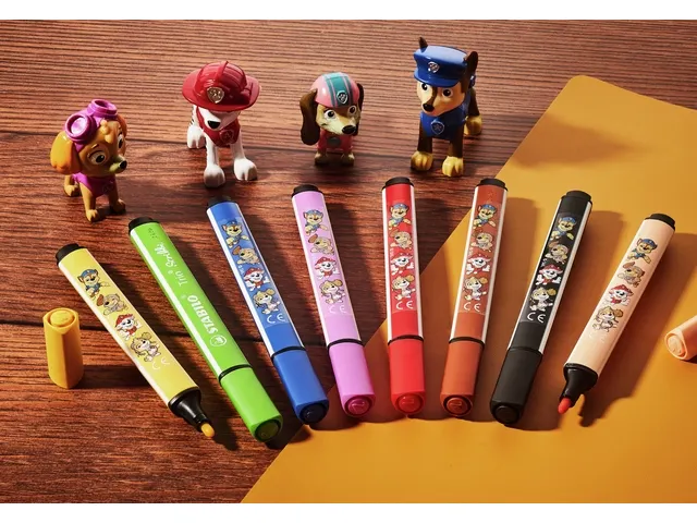 Viltstift STABILO Trio Scribbi PAW Patrol 8 stuks