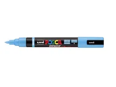 Paintmarker Uni POSCA PC-5BR brushpunt M lichtblauw