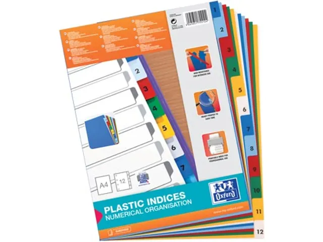 Elba Tabbladen Set 1-12, Ft A4