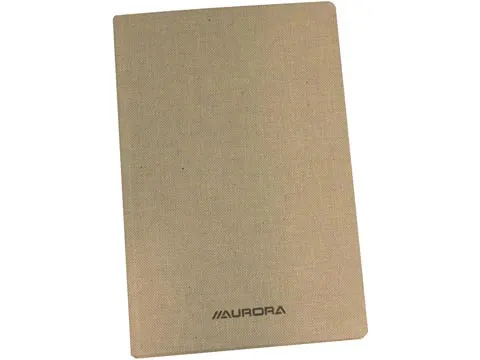 Copybook grijs linnen Wit houtvrij papier 80gr 145x220mm 320 pagina's