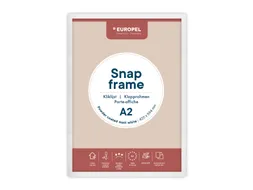 Kliklijst Europel A2 25mm mat wit