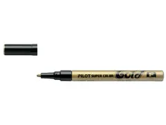 Viltstift Pilot Super Color Lakmarker Ronde Fijne punt Goud