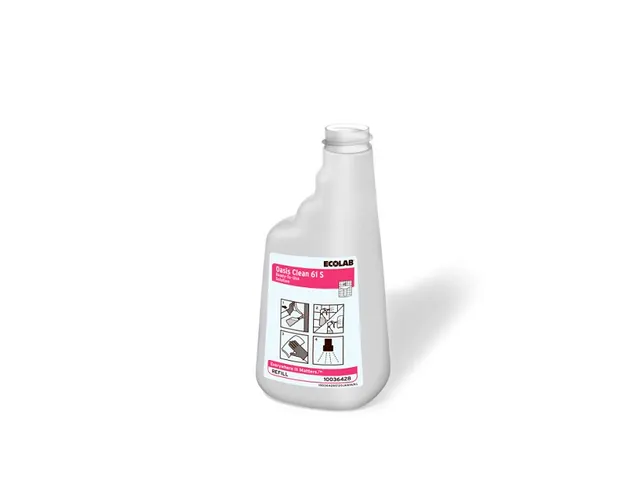 Ecolab voorbedrukte Flacon Oasis Clean 61 S 650ml excl. sproeikop 6 st