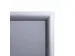 Cadre clipsable 50x70cm Coins biseautés Ignifugé Argent