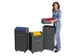 Conteneur De Tri Sélectif De 45l Hxlxp 650x380x320mm Tôle D'acier 2r
