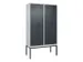 locker voor scheiding van kleding,HxBxD 2120x1200x500mm,4vak