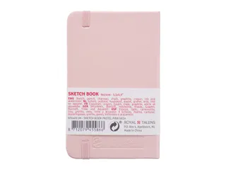 Schetsboek Talens Art Creation 80 witte vellen 140gr 90x140mm roze - 3