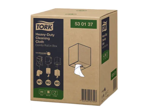 Tork 530137 W2 Premium Heavy-Duty Poetsdoek 1-laags 106m