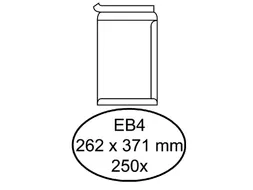 Envelop Quantore Akte Eb4 262x371mm 120gr Wit Zelfklevend