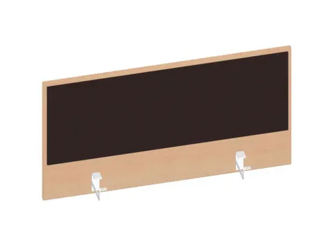 baliepaneel,v. bureau,aanbouw achter,B 1000mm,NE-esdoorn,BN2036-bruin