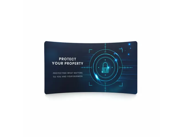 Beurswand Zipper-Wall Curved Basic 400x230cm