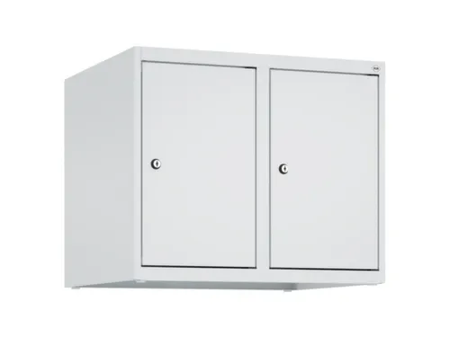 opzetkast,v. locker,2vak.,vak B 300mm,HxBxD 500x600x500mm,vleugeldeur