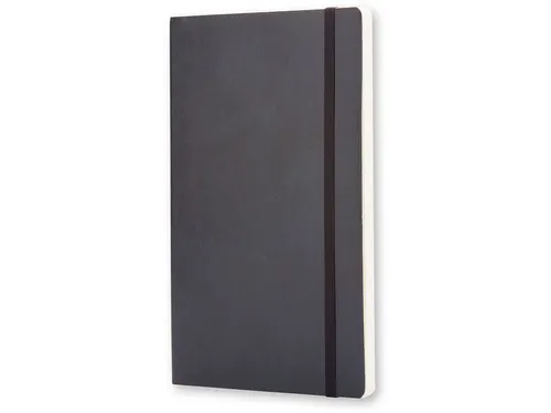 Notitieboek Moleskine pocket 90x140mm blanco soft cover zwart