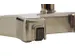 stasteun kantelbaar zitting zwart PU 700-880mm frame gepolijst