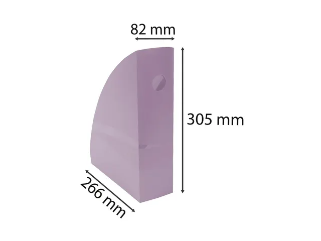 Porte-revues Mag-Cube Aquarel - Mauve