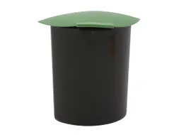 Inzet 6 Liter Met Deksel Zwart Groen