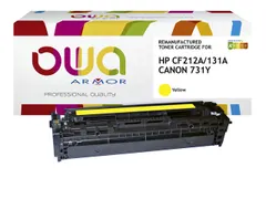 Tonercartridge OWA alternatief tbv HP CF212A geel