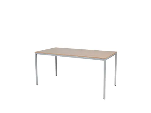 Domino Basic Tafel Vaste Hoogte 1600x800mm Hav/Kers 25mm Alu