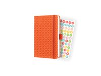 Weekagenda Flair A6 2023 pumpkin orange 4-talig HC 2 pagina's=1 week