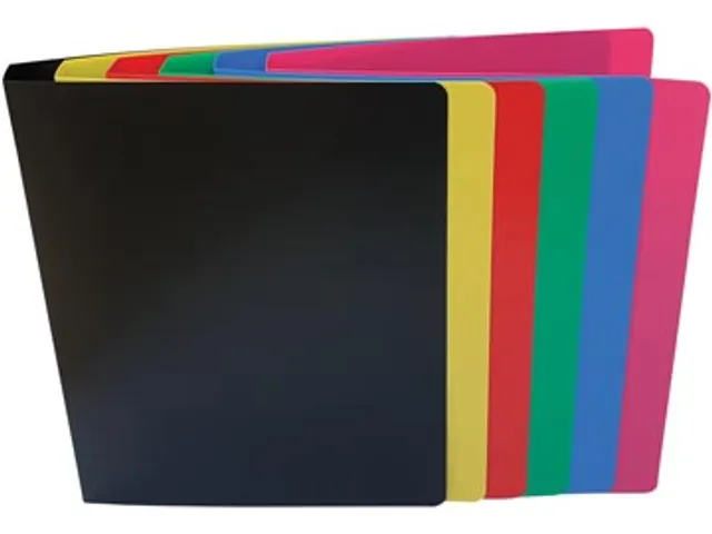 ringmap, voor ft A4, uit PP, 2 ringen van 25mm, geassorteerde kl