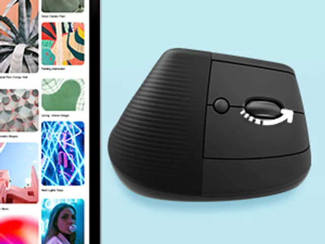 Logitech Lift Souris Ergonomique Verticale, Sans Fil, Bluetooth ou ré