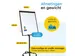 BRASQ Flipover Mobiel 70x100cm Magnetisch Zwart inclusief accessoires