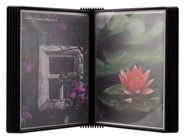 Jalema wandelement Flex-o-frame met 10 tassen Zwart