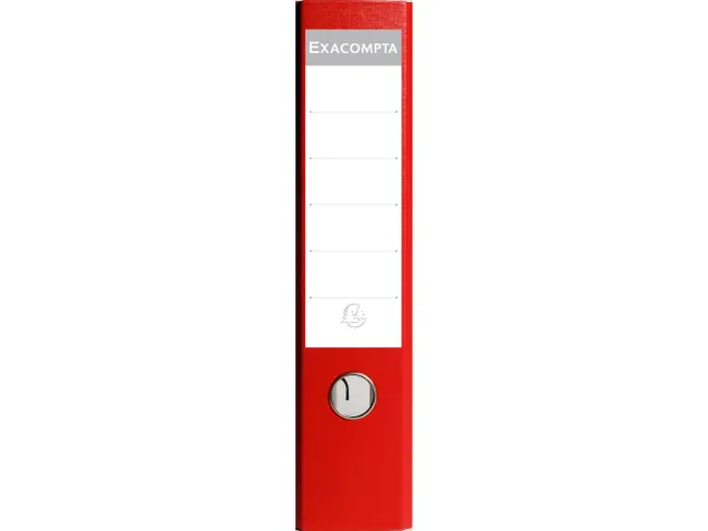 Classeur à levier polypropylène dos de 75mm - Rouge