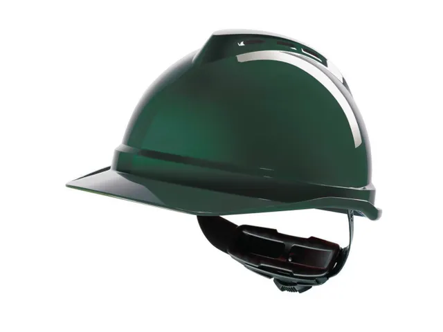 MSA V-Gard 500 G442 veiligheidshelm, ABS, met ventilatie, groen, per s