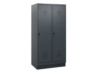 schoollocker,HxBxD 1630x800x500mm,2vak,vak B 400mm,draaigrendel,sokkel - 2