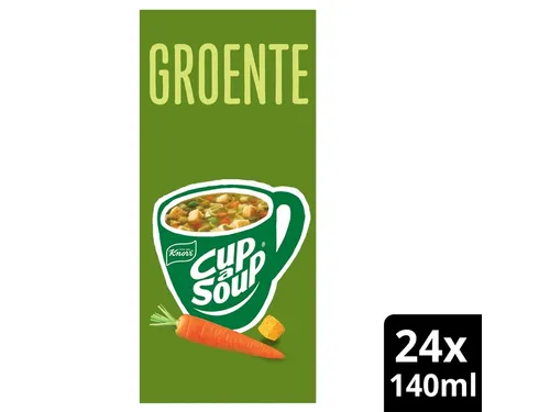 Cup a Soup Knorr groente 140ml doos 24 stuks