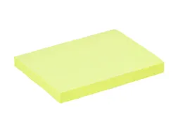 Memoblok Quantore 76x101mm geel