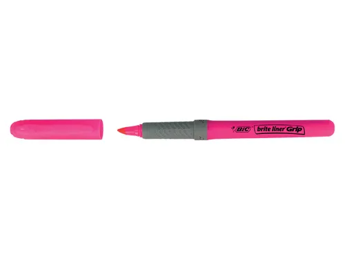 Markeerstift Bic Highlighter Grip Assorti 5 stuks