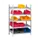 Kanban-stelling,grondveld,HxBxD 2000x1360x663mm,vaklast 200kg