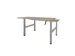 Dextro Slinger Duo zit/sta Bureau 120cm frame Alu blad Robson Eik