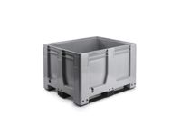 Palletbox HxLxB 760x1200x1000mm 610l HDPE grijs wanden gesloten
