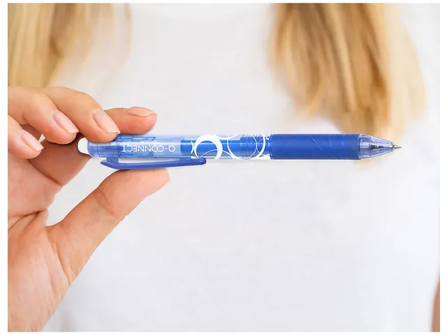 Roller À Encre Gel, Effaçable, Bleu