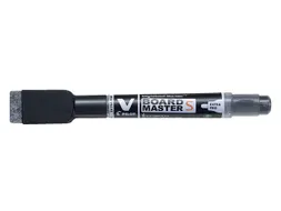 Whiteboardmarker Pilot V-Board Master S met Wisser Extra Fijn Zwart