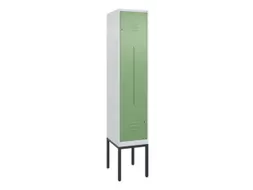 Z-garderobekast,HxBxD 2120x400x500mm,vak B 200/400mm,cil.-slot