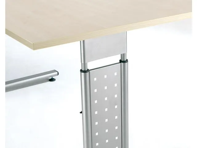 Bureau C-Poot Hxbxd 680-820X1200X800Mm Lichtgrijs