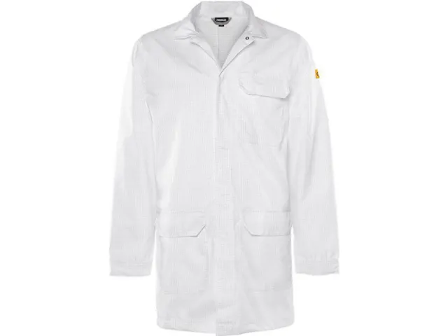 Fristads 3080 ELP ESD stofjas wit Oeko-tex maat 3XL