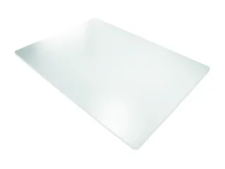 vloerbeschermingsmat,v. tapijt,BxD 1500x1200mm,PE/PU,transparant - 1