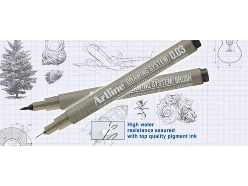 Fineliner Artline technisch 0.03mm zwart